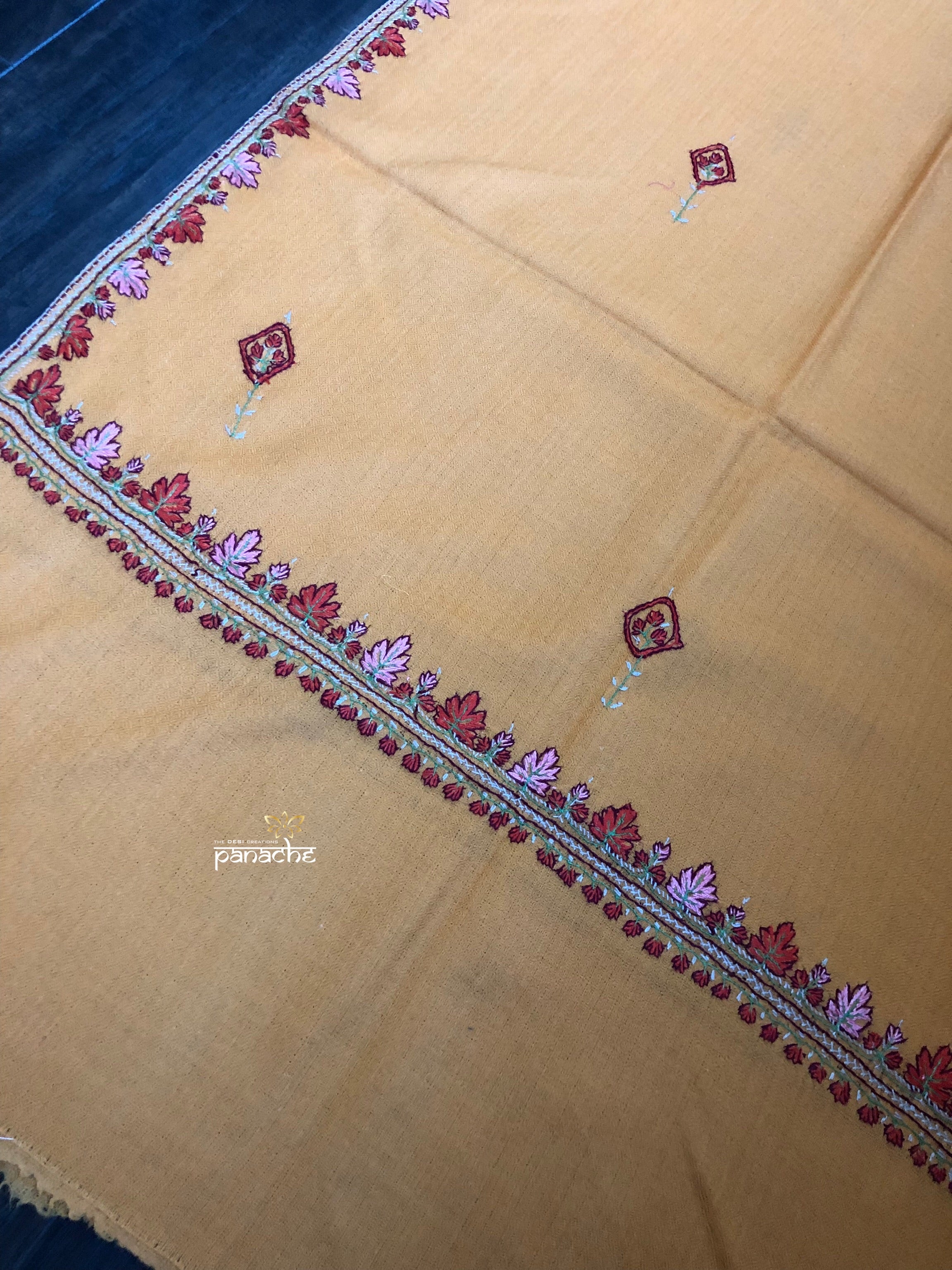 Kashmiri Pashmina Stole/Shawl - Yellow