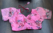 Designer Blouse - Pink Floral