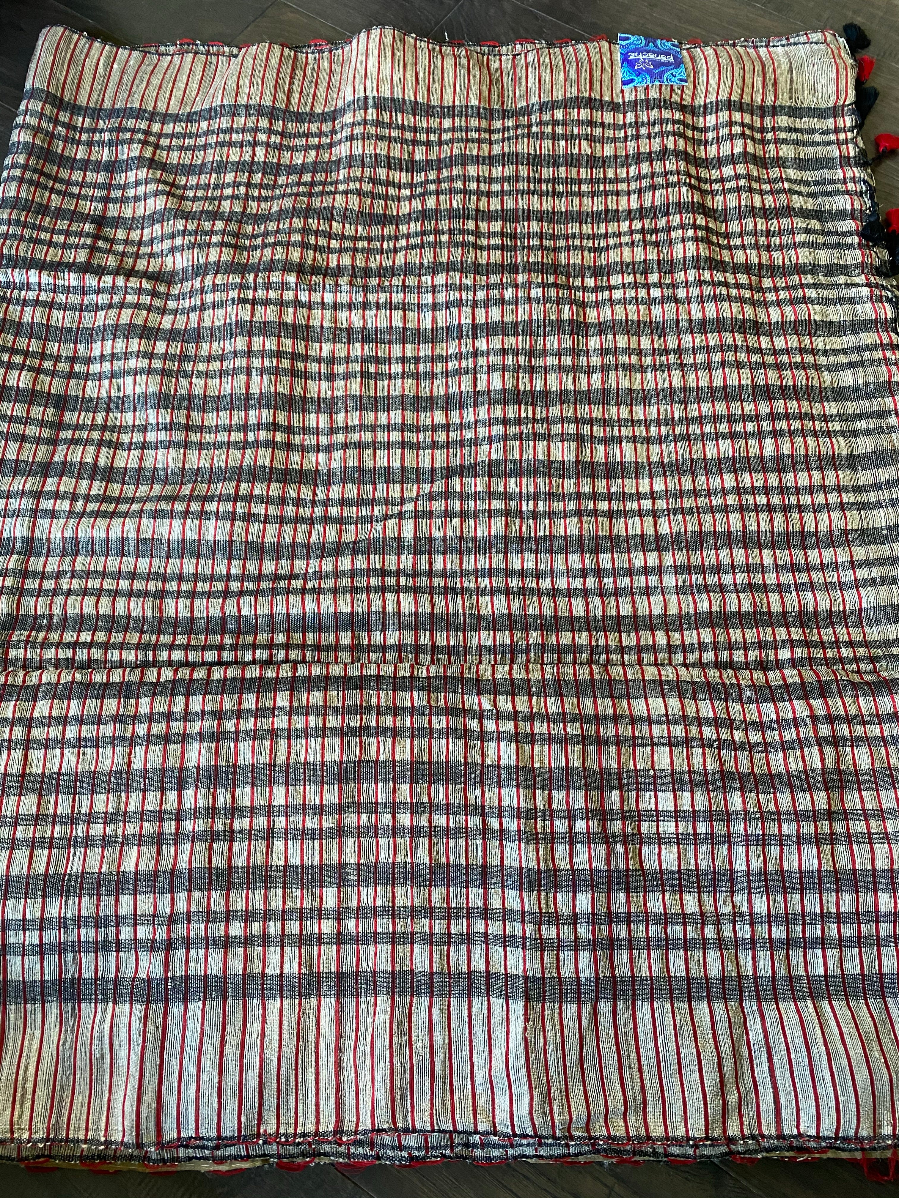 Ketia Stripes  - Grey Beige Black Red