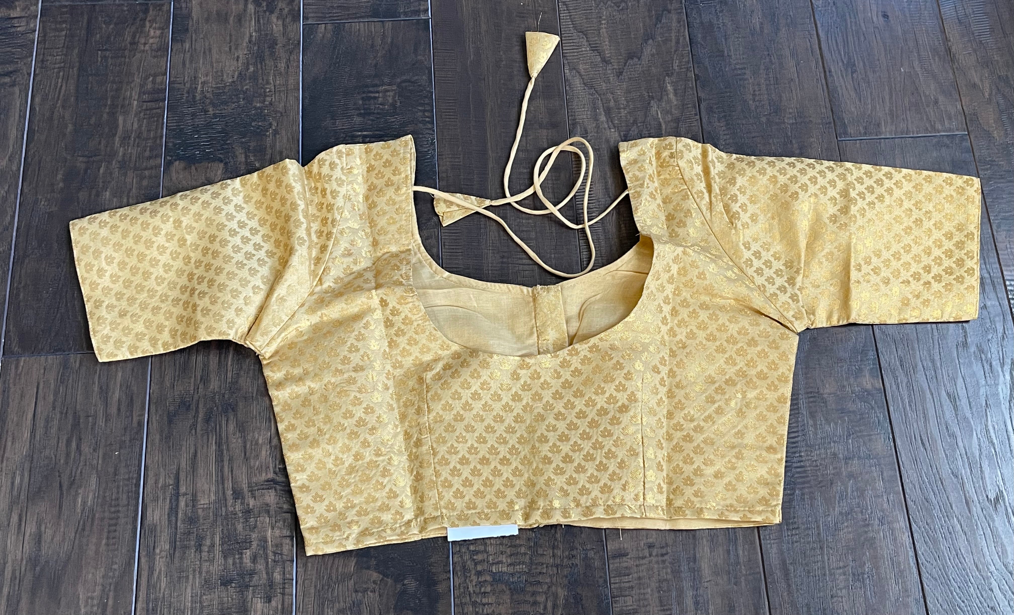 Designer Blouse - Golden