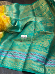 Soft Silk Kanjivaram - Orange Yellow