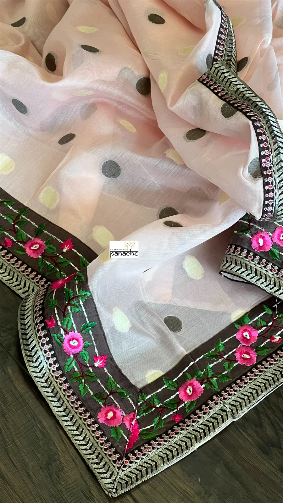 Designer Cotton Silk - Light Pink Brown