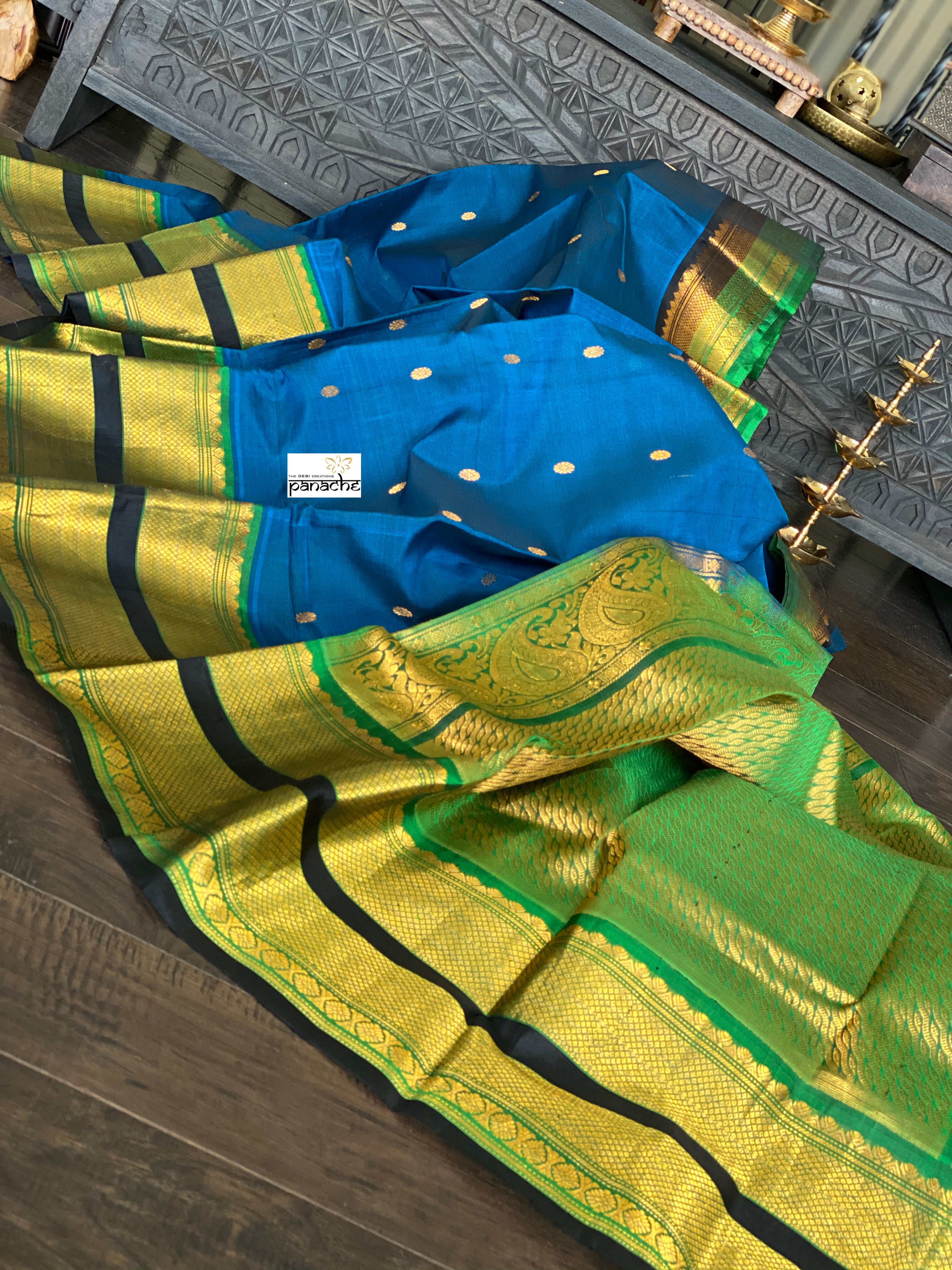 Gadwal Sico - Teal Blue Green