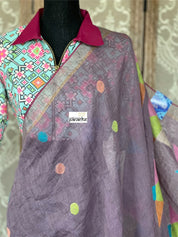 Designer Blouse - Mint Blue Printed