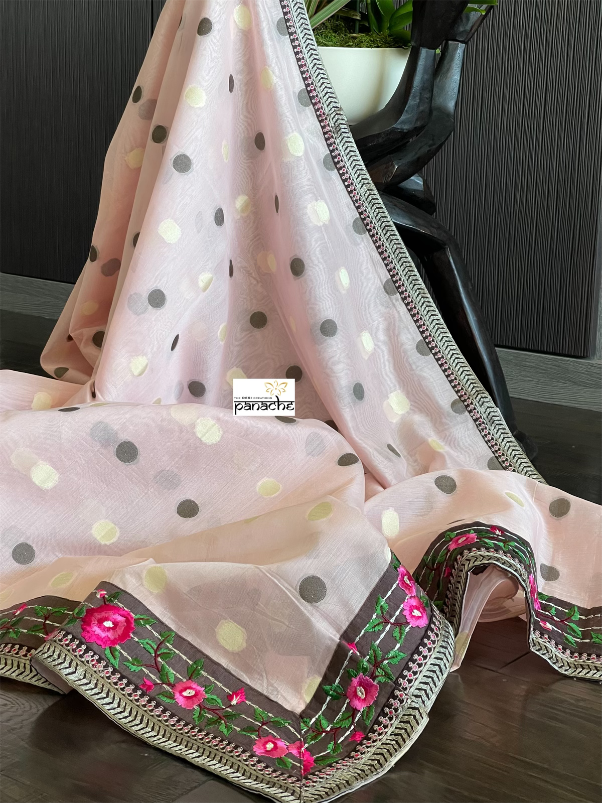 Designer Cotton Silk - Light Pink Brown