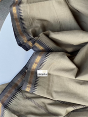 Pure Khadi Cotton Handloom - Moss Grey Green Woven