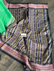 Pure Cotton Bomkai - Green Black