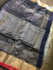Designer Jamdaani- Blue Floral