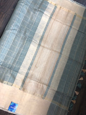 Tassur by Tissue Silk Banarasi - Grey Golden