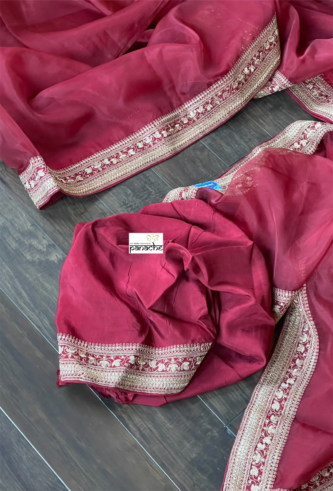 Designer Saree Blouse Pair - Maroon