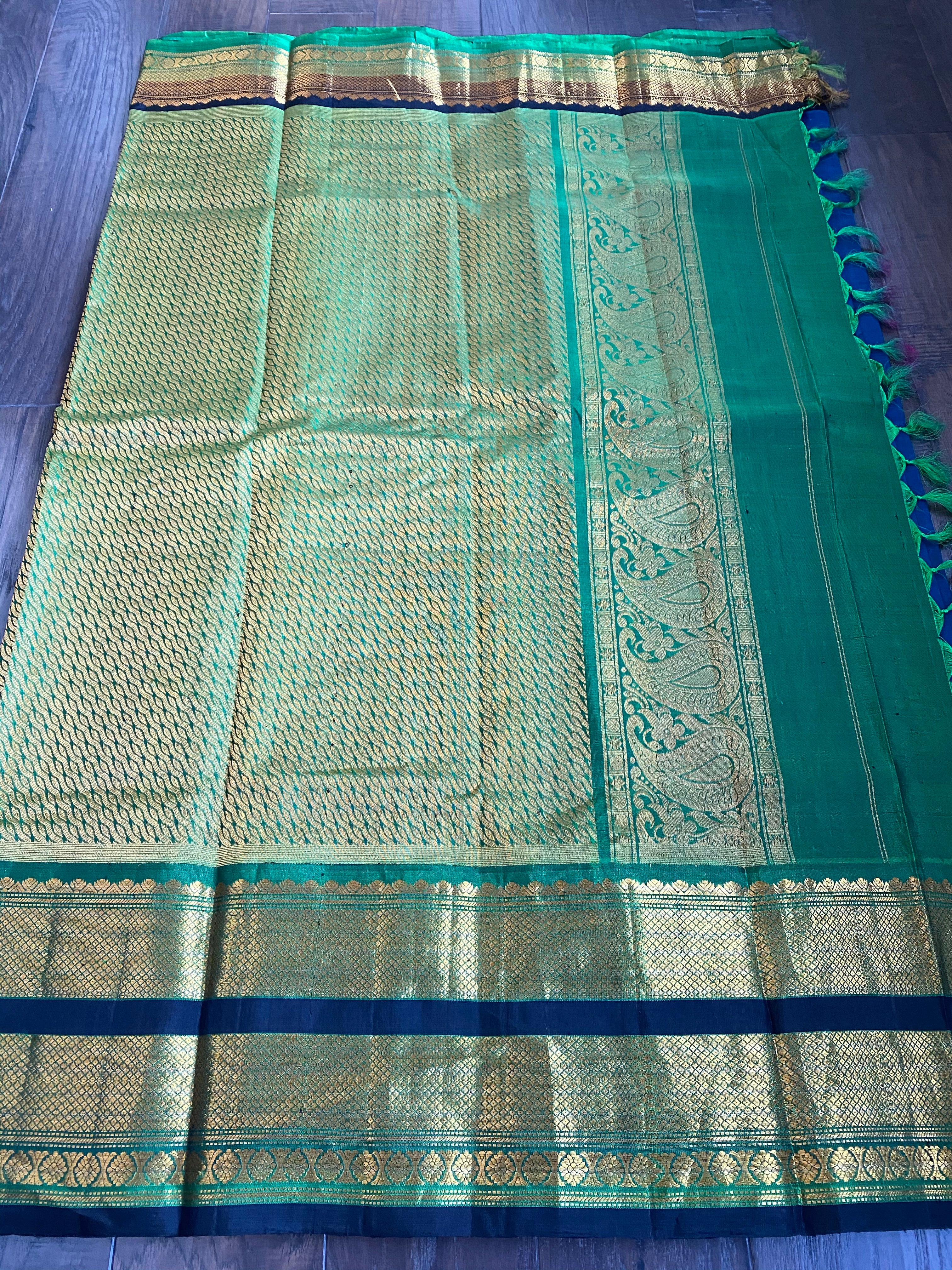 Gadwal Sico - Teal Blue Green