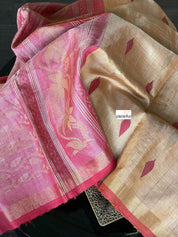 Tissue Tussar Silk - Golden Sandalwood