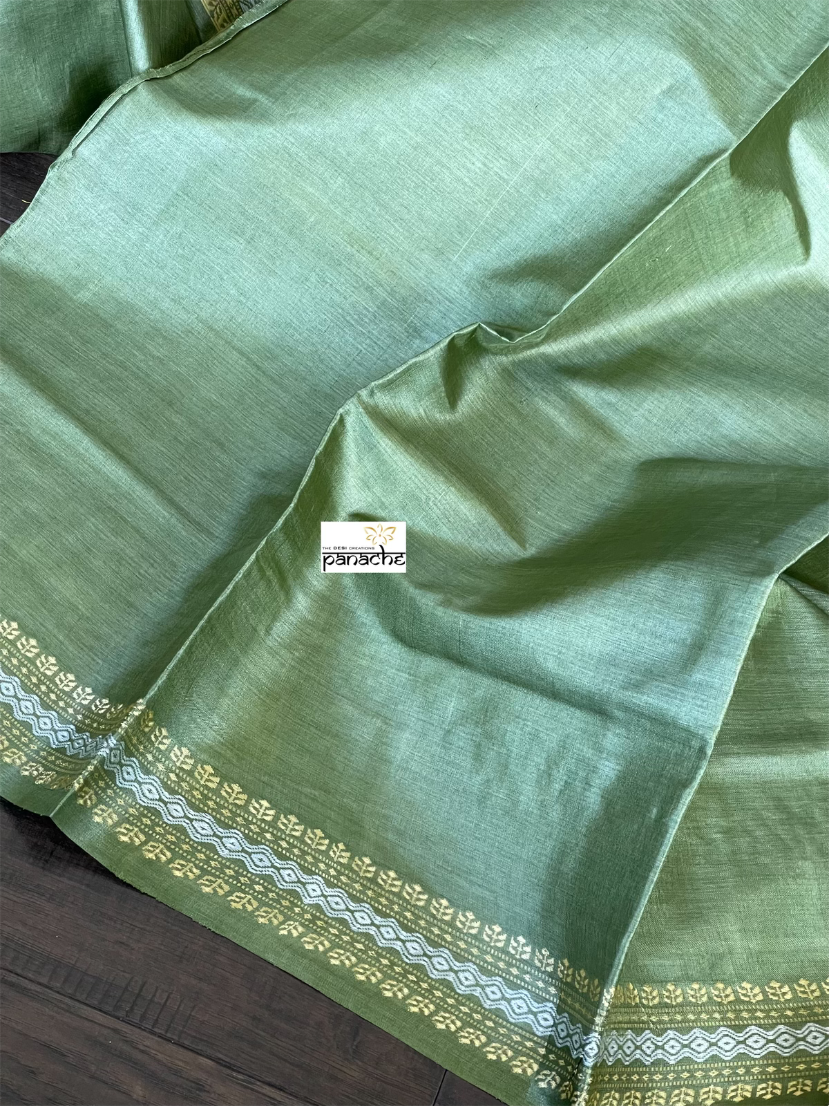 Pure Tussar Silk Woven - Green