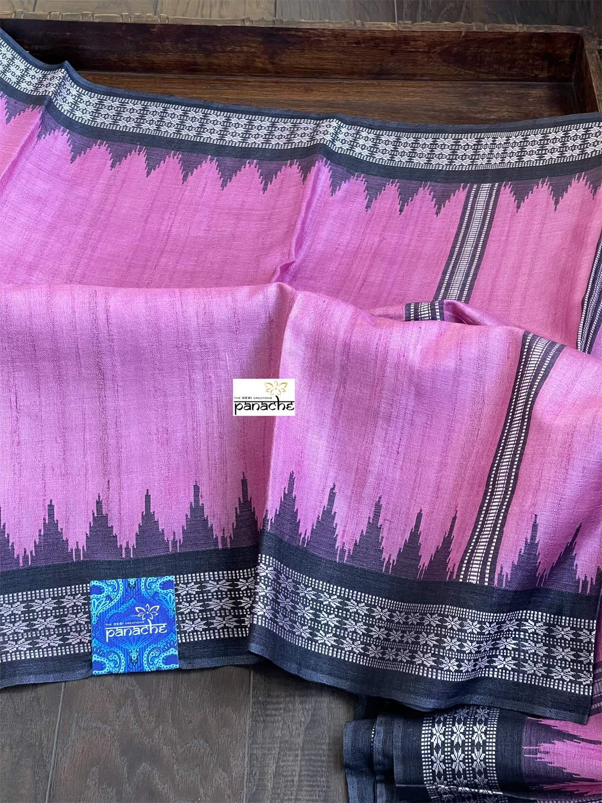 Pure Tussar Silk - Onion Pink