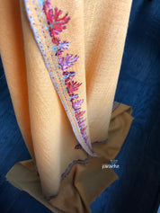 Kashmiri Pashmina Stole/Shawl - Yellow