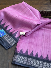 Pure Tussar Silk - Onion Pink
