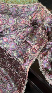 Designer Organza Satin - Multi color