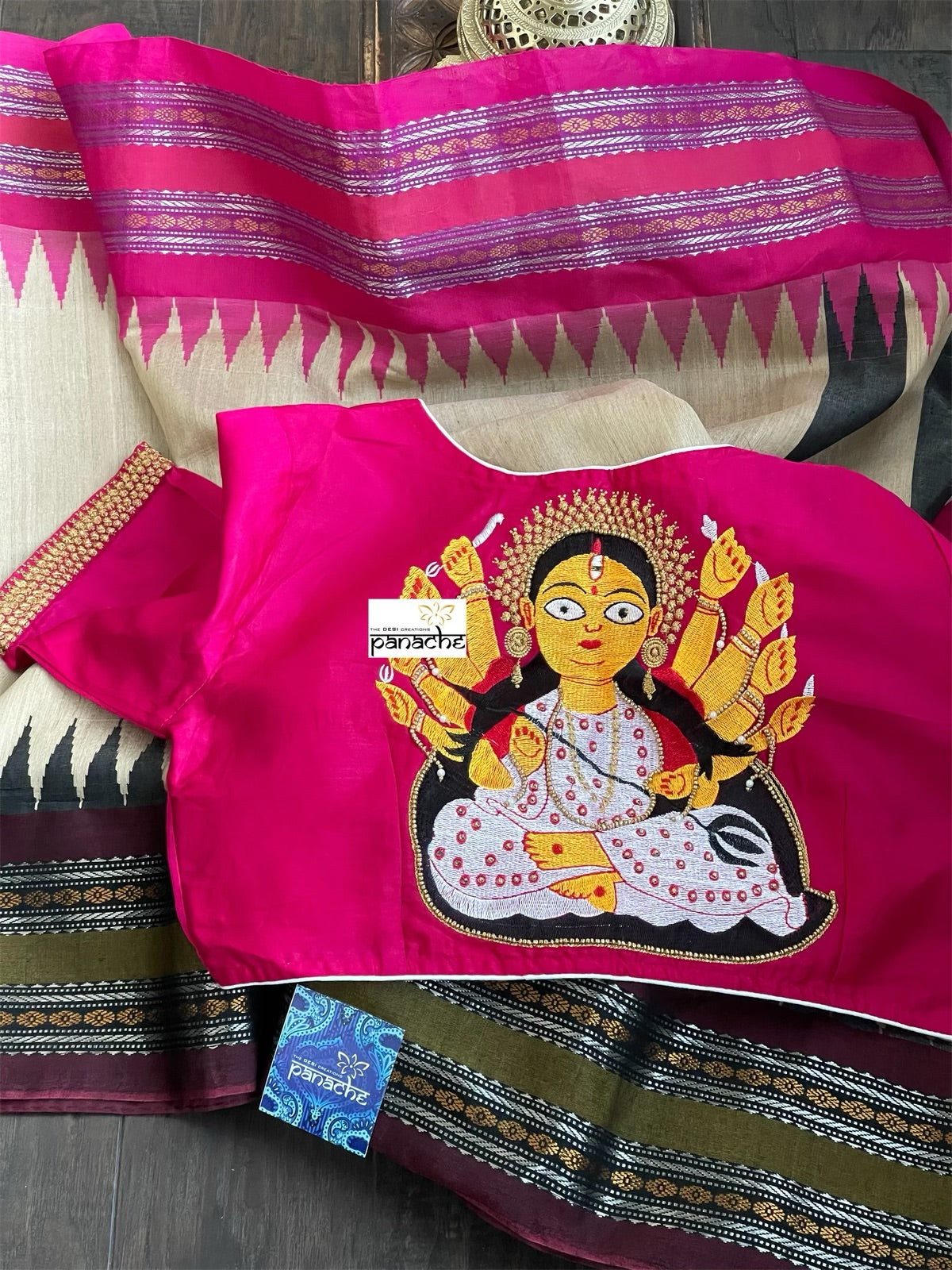 Designer Blouse - Pink Ma Durga