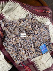 Pure Gicha Tussar Silk - Tussar Color Burgundy