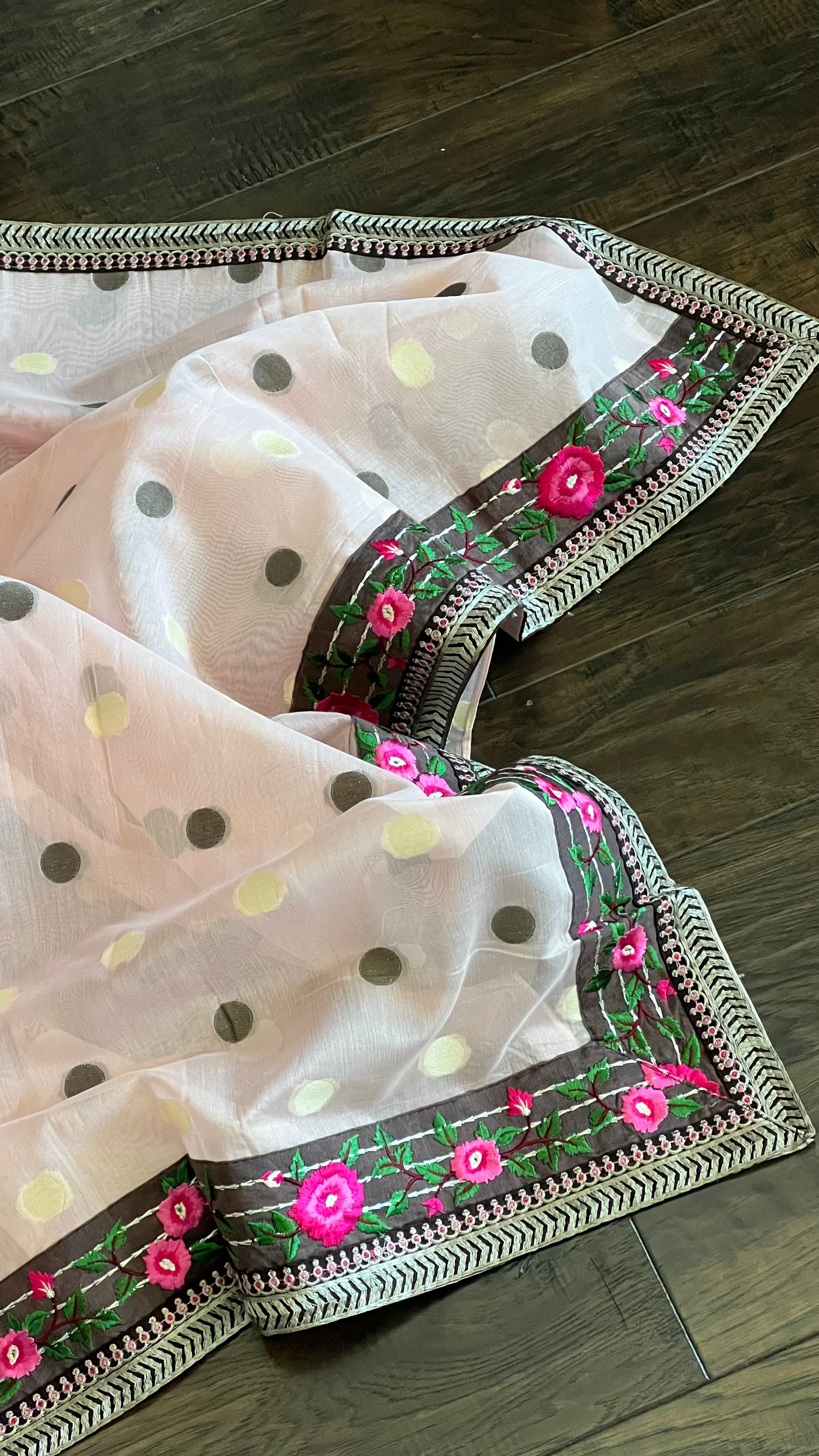 Designer Cotton Silk - Light Pink Brown