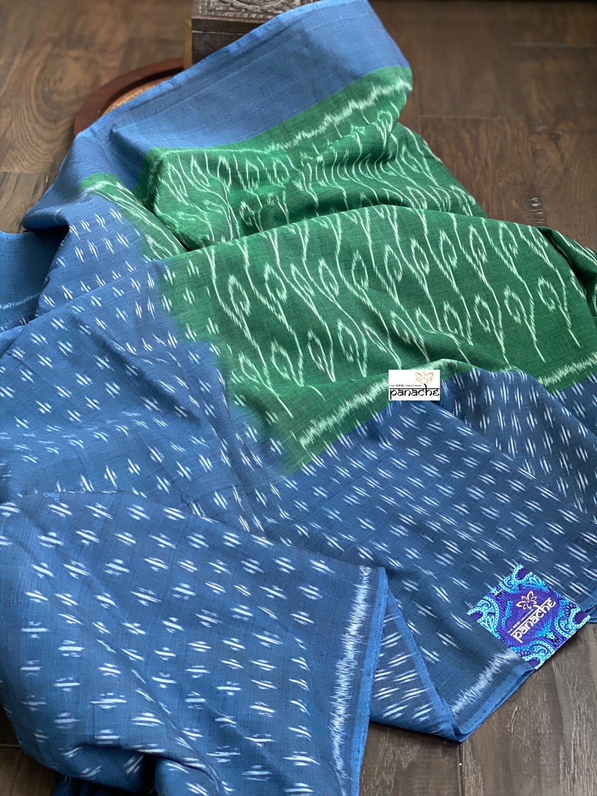 Pure Telia Cotton  - Green Blue