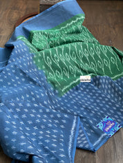 Pure Telia Cotton  - Green Blue