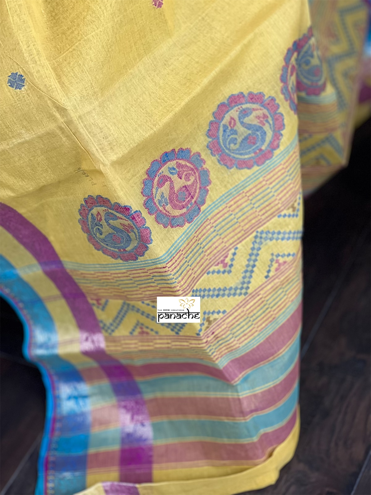 Cotton Bengal Handloom - Ochre Yellow