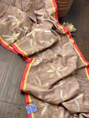 Bailu Matka Sequin - Brown Yellow Red