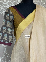Linen Handloom - Wheat color