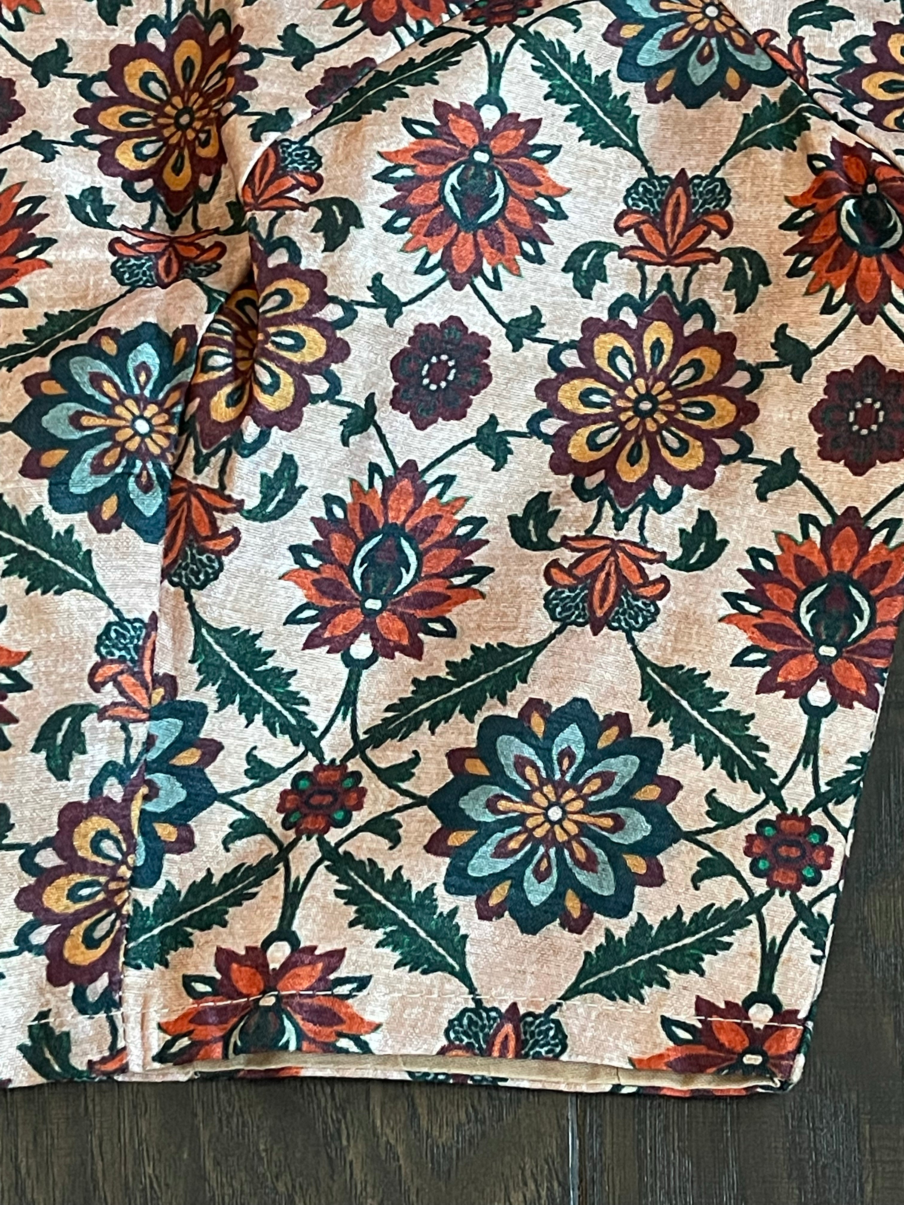 Designer Blouse - Pale Pink Floral
