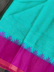 Gadwal Sico - Sea Green Magenta Pink