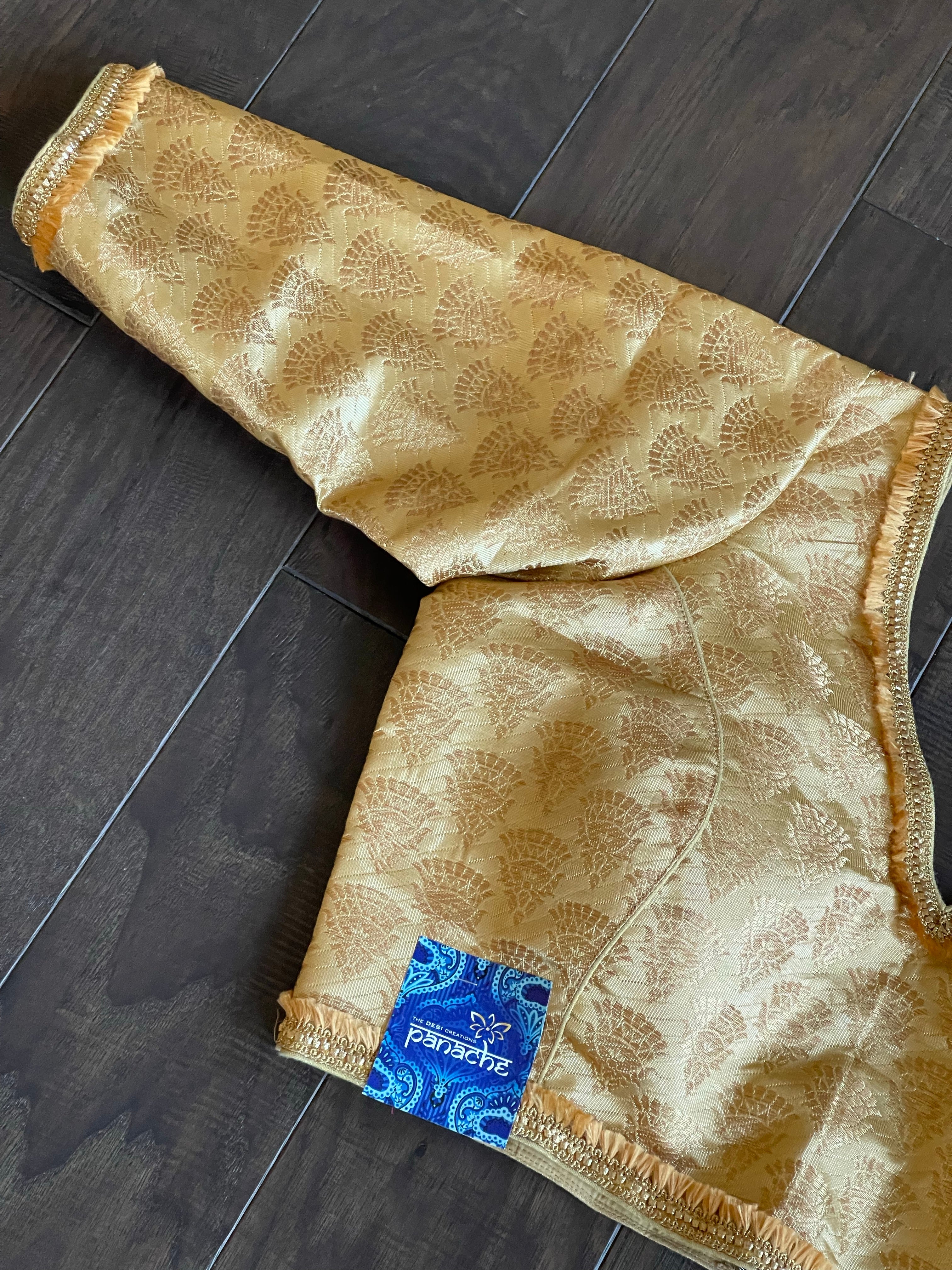 Designer Blouse - Gold Color