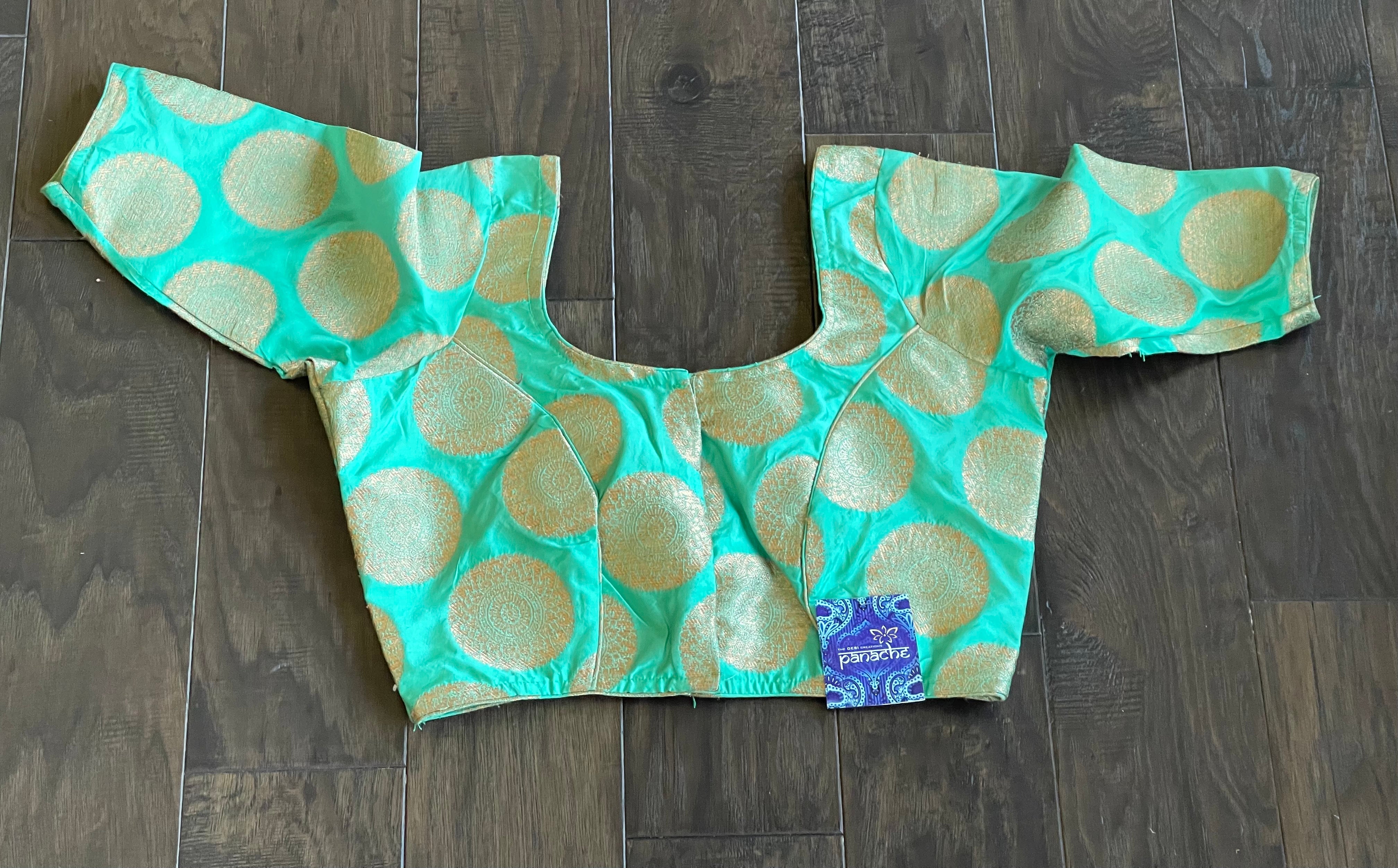Designer Blouse - Sea Green