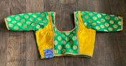 Designer Blouse - Green Yellow