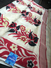 Jamdaani Soft - Beige Black Red