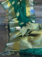 Silk Kanjivaram - Bottle Green