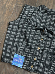 Designer Blouse - Black Checkered
