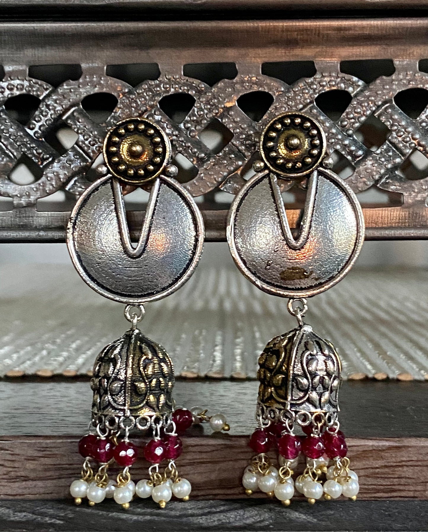 Jewelry Earring - German Silver Jhumka