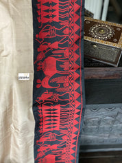 Pure Silk Banarasi - Light Mocha
