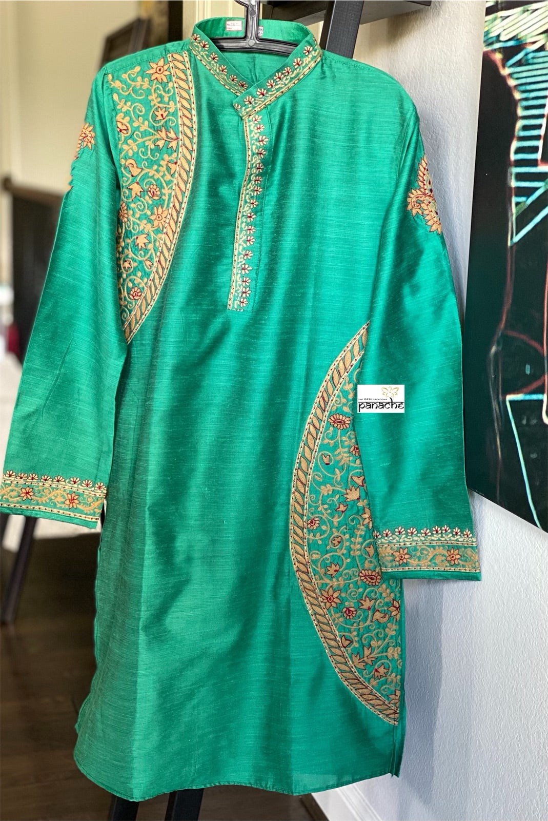 Kurta Men - Sea Green Size M 38