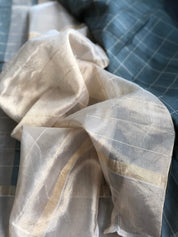 Tassur by Tissue Silk Banarasi - Grey Golden