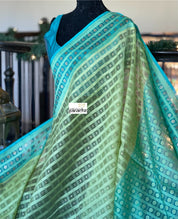 Organza Silk Banarasi - Pista Green Firozi