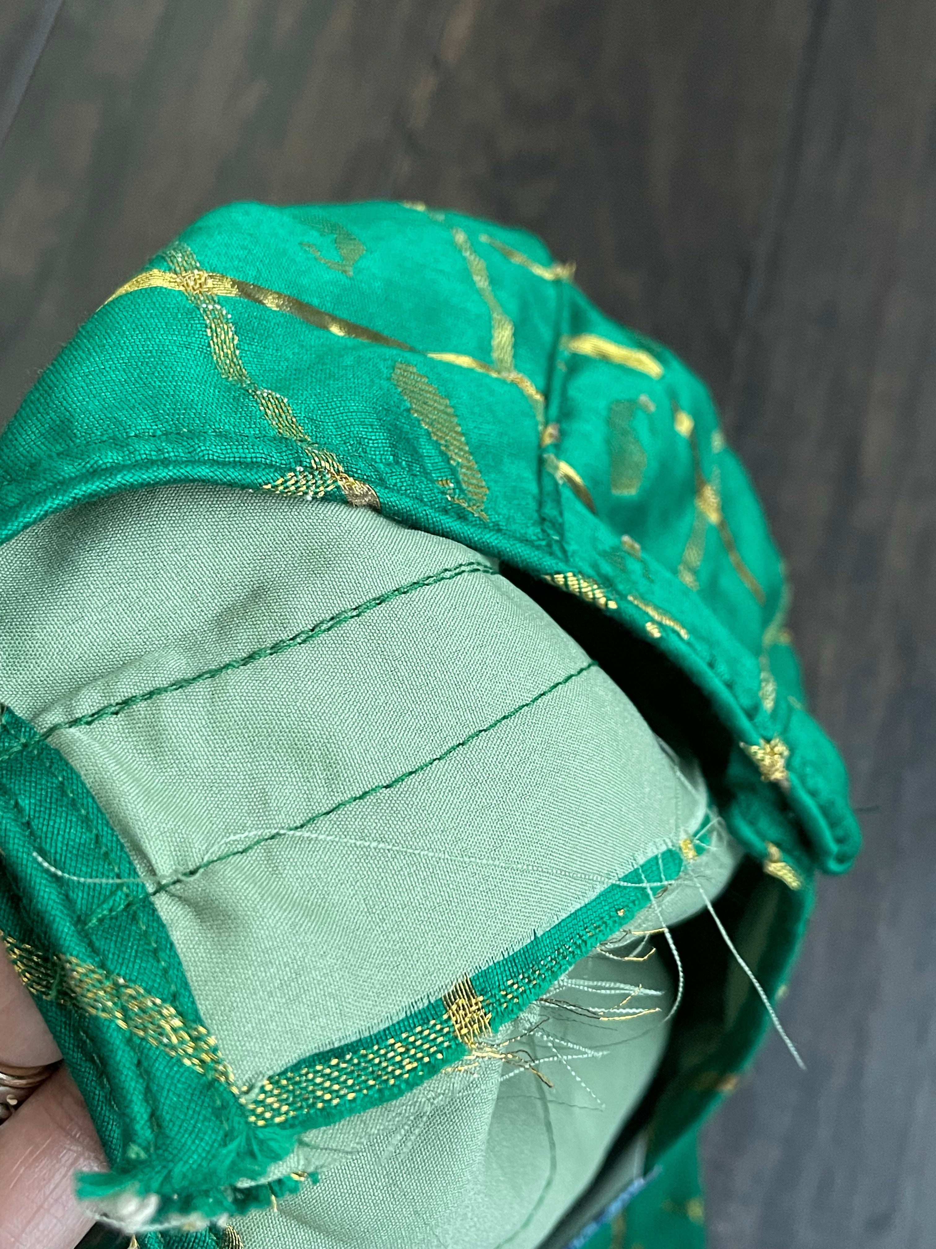 Designer Blouse - Dark Green