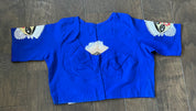 Designer Blouse - Royal Blue Embroidered