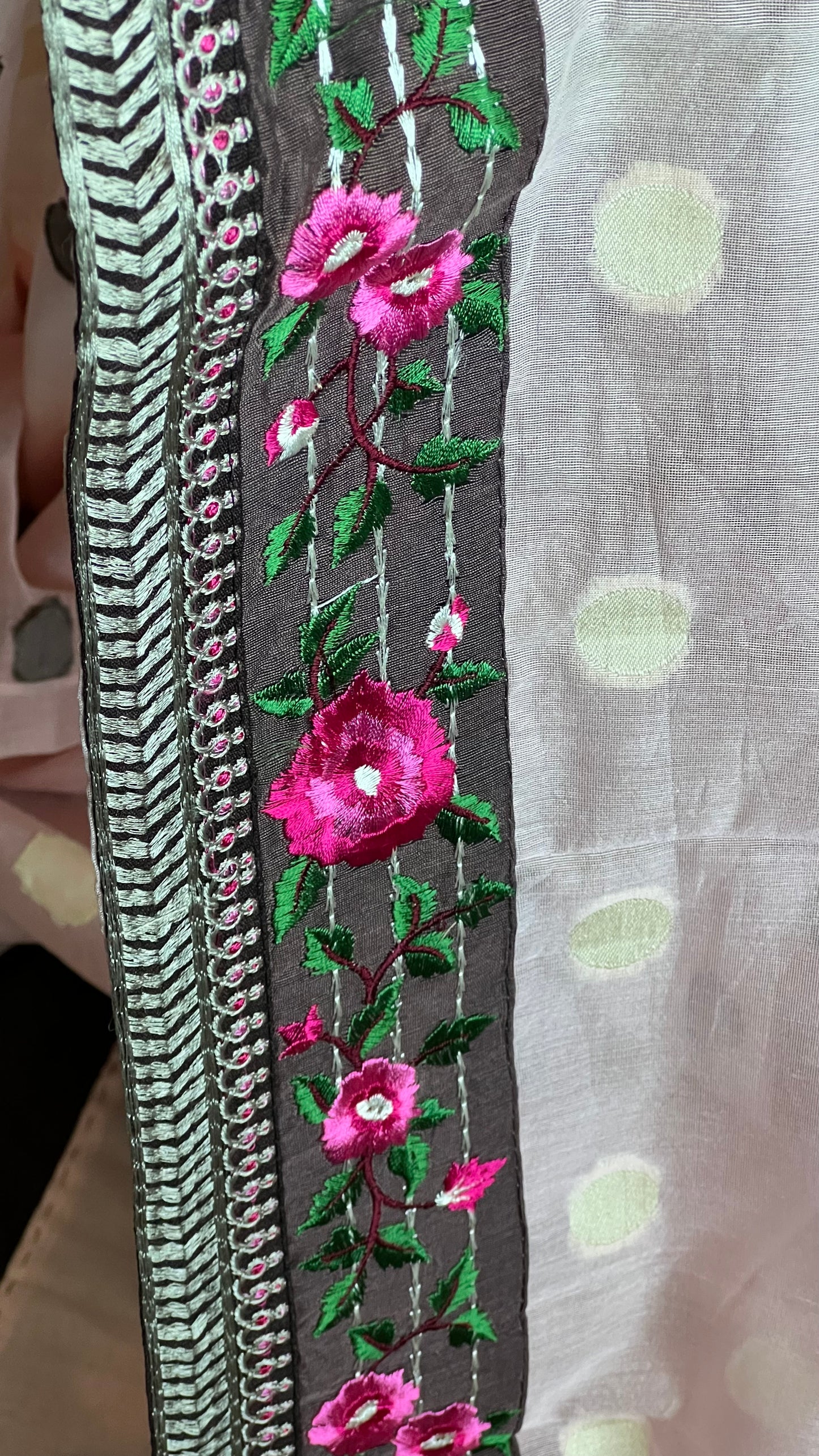 Designer Cotton Silk - Light Pink Brown