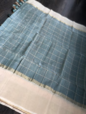 Tassur by Tissue Silk Banarasi - Grey Golden