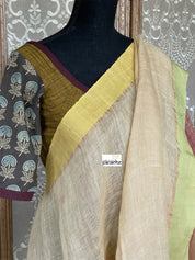 Linen Handloom - Wheat color