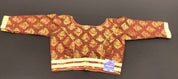 Designer Blouse - Maroon Red Black checkered