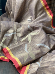 Bailu Matka Sequin - Brown Yellow Red