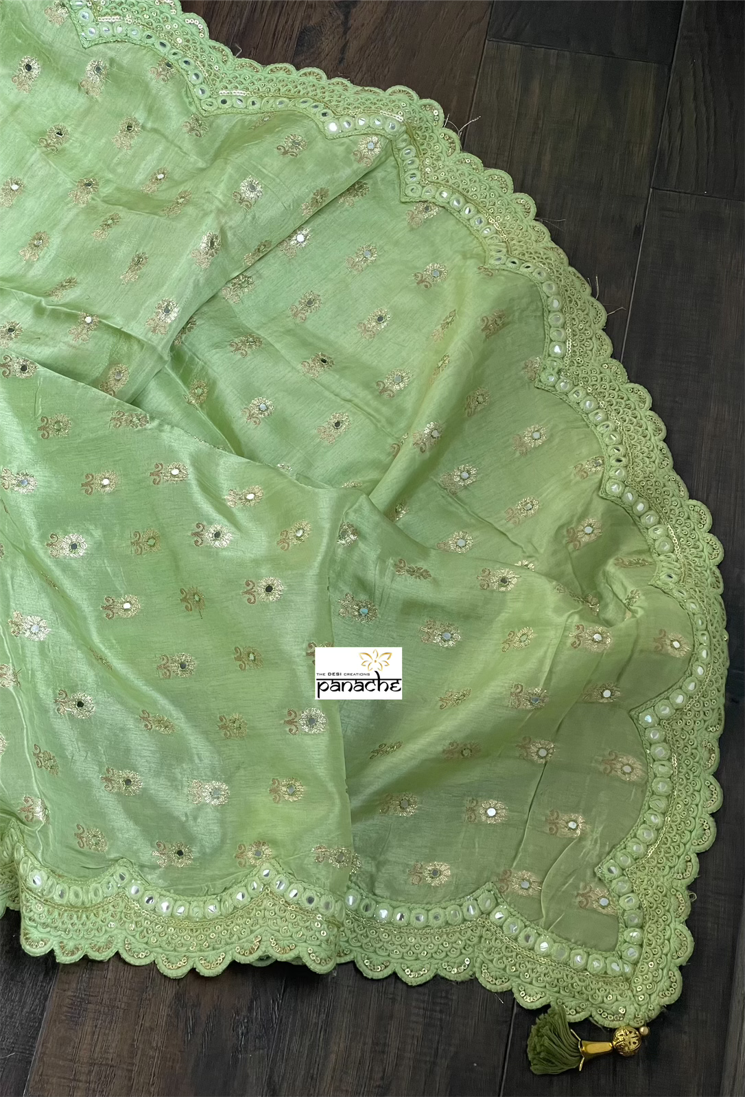 Designer Soft Silk - Pista Green